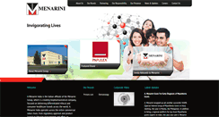Desktop Screenshot of menariniindia.com